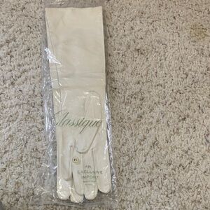 Vintage silk lined Opera Gloves